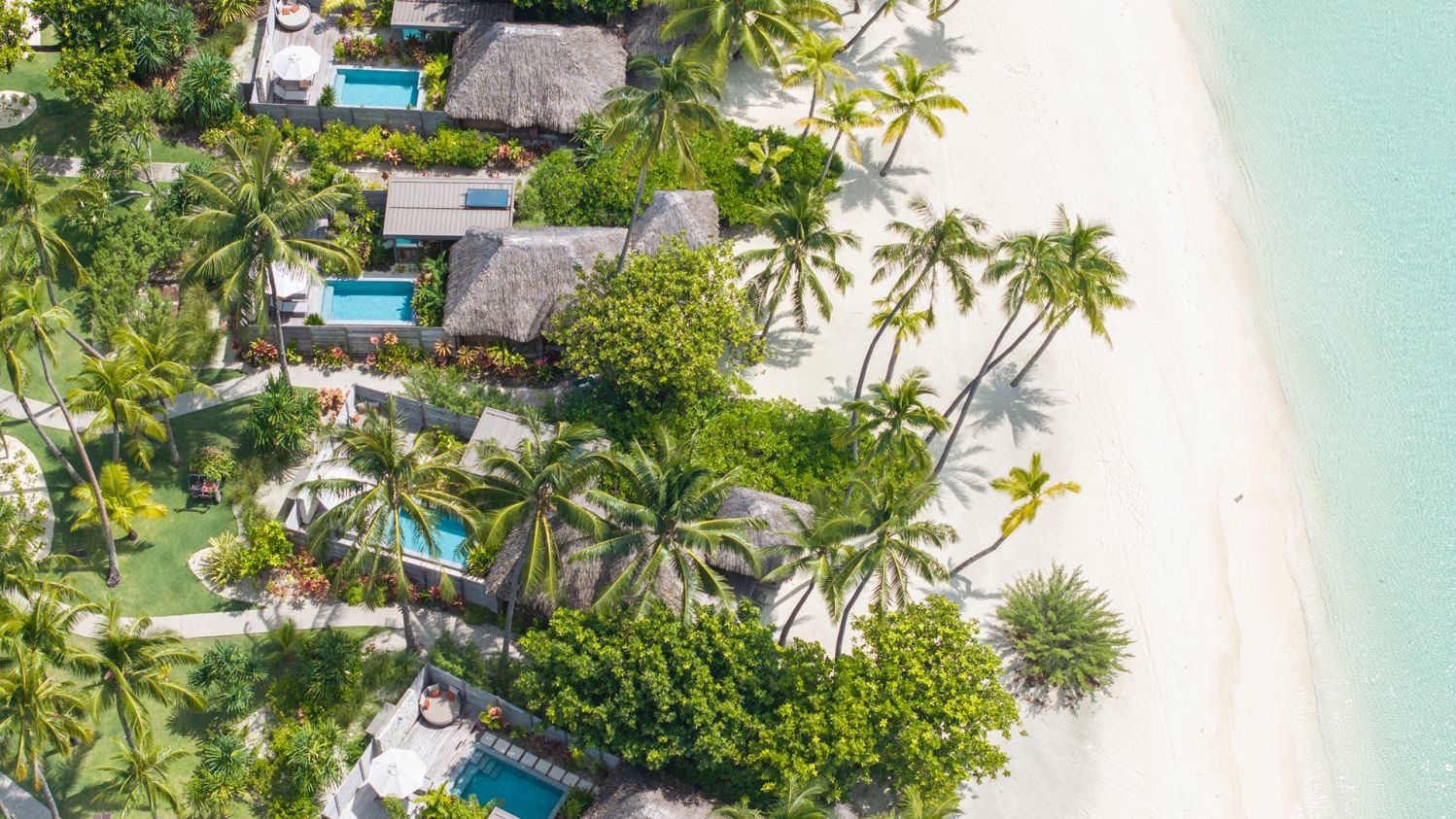 villa de plage avec piscine