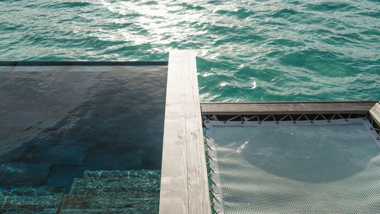Over-water pool