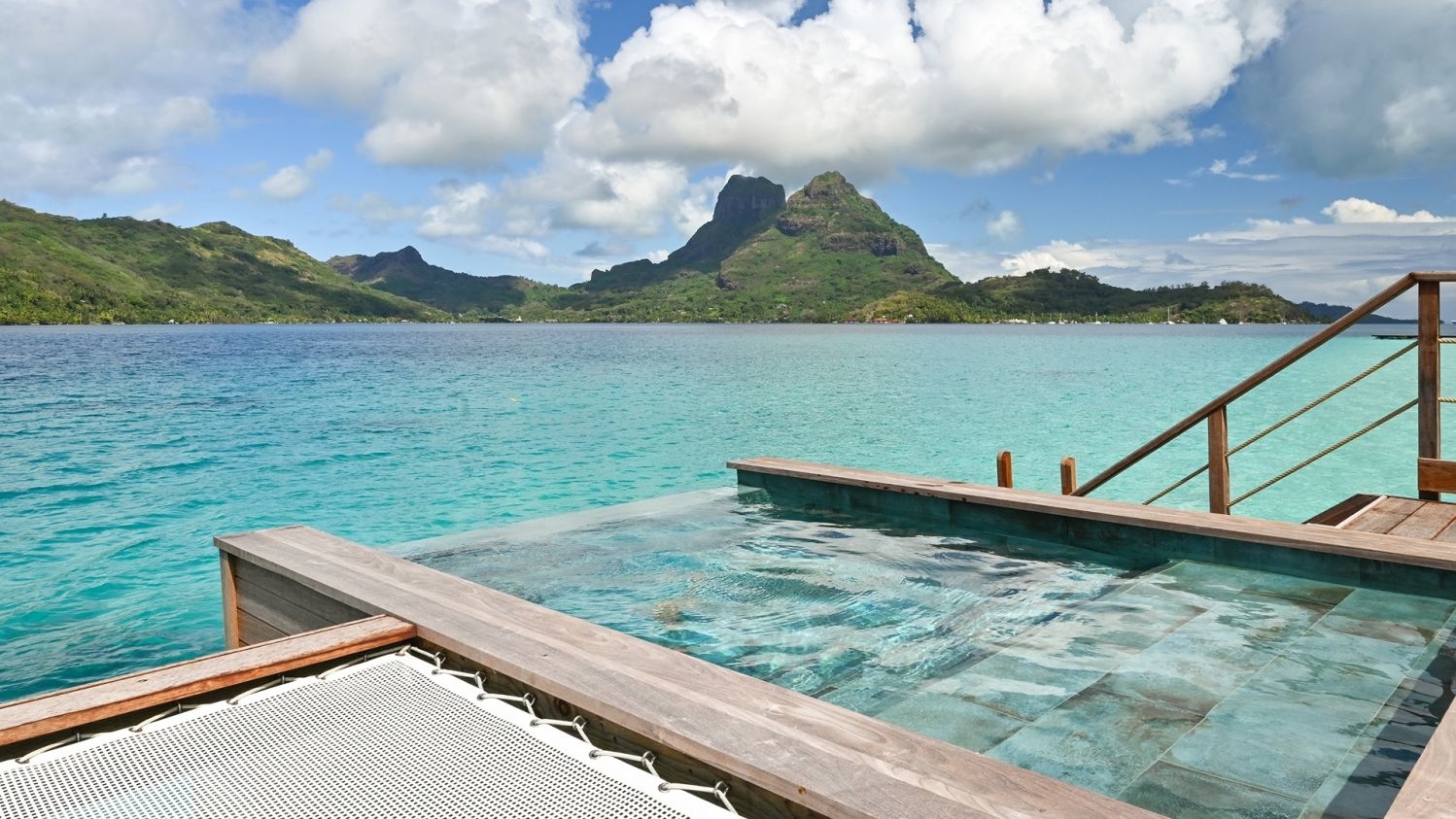 Over-water pool